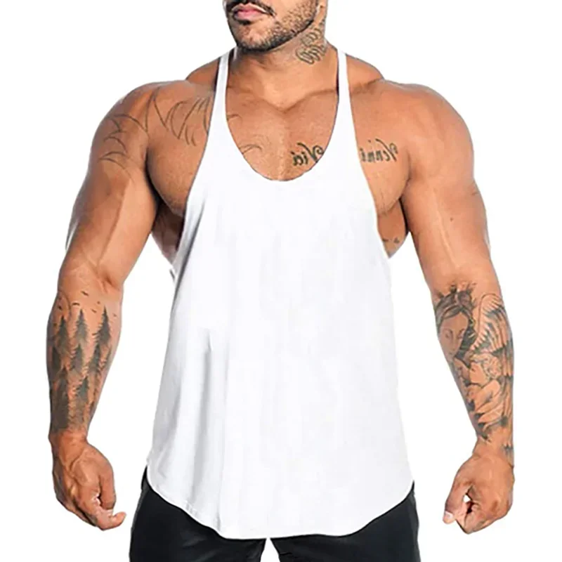 Suspender Tank Top - Chalecos para correr para hombre, sudadera