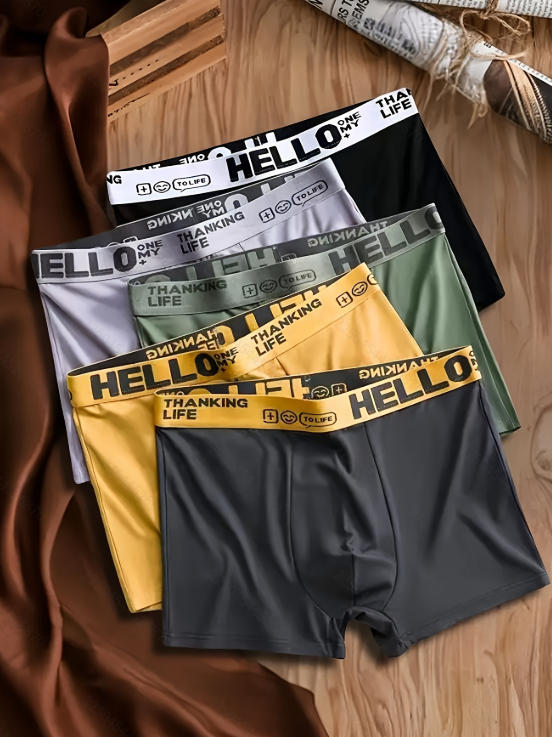 Multi Pack Underwear - Calzoncillos bóxer de seda de leche
