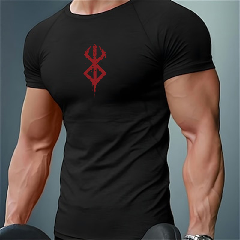 Base Layer Top - Camisetas de Compresión Estampadas para Hombre,