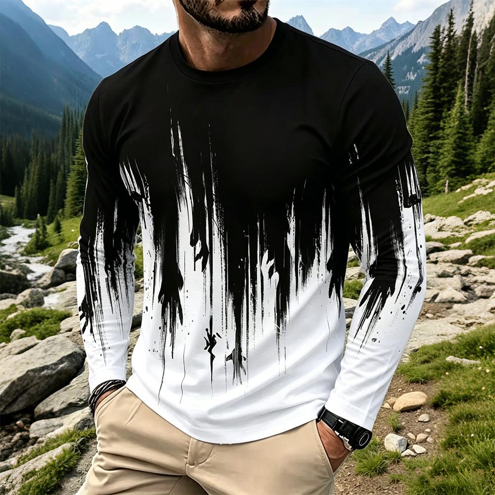 Base Layer Top - Camiseta de Manga Larga para Hombre