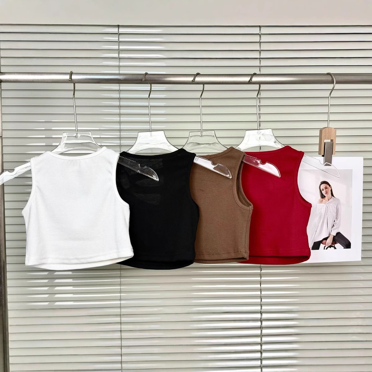 Camisetas sin mangas acanalada - Tank Top Ribbed reseña y precio