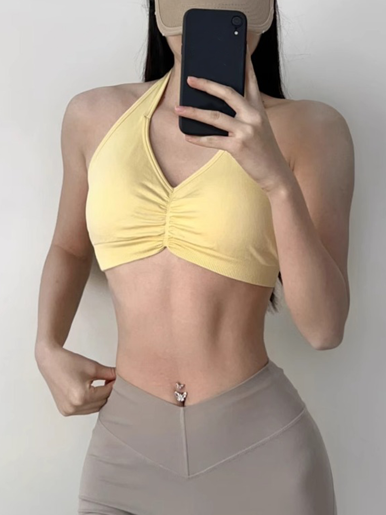 Sujetador deportivo con cuello - Suspender Tank Top reseña y precio